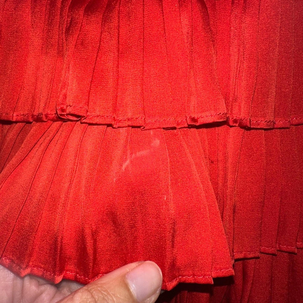Catherine Malandrino - Red Silk Mini Dress (Rare) - Picture 5 of 5
